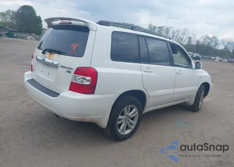 2006 Toyota Highlander Hybrid Limited V6 z USA, uszkodzony, nr VIN JTEEW21A660007644